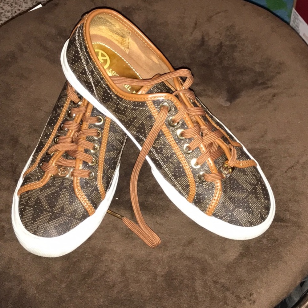 Michael Kors leather sneakers